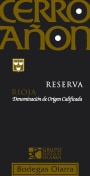 Bodegas Olarra Cerro Anon Reserva 2008 Front Label