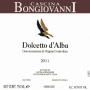 Bongiovanni Dolcetto d'Alba 2011 Front Label