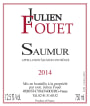 Domaine Fouet Saumur Julien Fouet Blanc 2014 Front Label