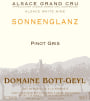 Bott-Geyl Sonnenglanz Pinot Gris 2007 Front Label