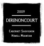 Derenoncourt Cabernet Sauvignon 2009 Front Label