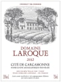 Domaine Laroque Cite de Carcassonne Cabernet Franc 2012 Front Label
