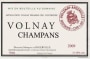 Domaine Marquis d'Angerville Volnay Champans Premier Cru 2009 Front Label