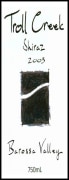 Troll Creek Shiraz 2003 Front Label