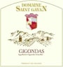 Domaine Saint Gayan Gigondas 2007 Front Label