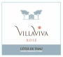 VillaViva Cotes de Thau Rose 2015 Front Label