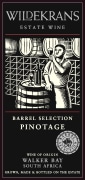 Wildekrans Walker Bay Barrel Select Pinotage 2011 Front Label