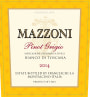 Mazzoni Pinot Grigio 2014 Front Label