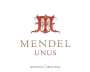 Mendel Unus 2009 Front Label