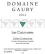 Domaine Gauby Calcinaires 2012 Front Label