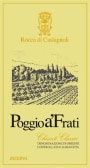 Castagnoli Poggio a'Frati Riserva 2010 Front Label