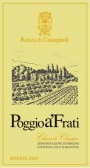 Castagnoli Poggio a'Frati Riserva 2009 Front Label