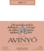 Avinyo Vintage Cava Brut 2012 Front Label