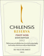 Chilensis Reserva Pinot Noir 2012 Front Label