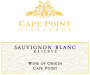 Cape Point Reserve Sauvignon Blanc 2015 Front Label