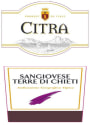 Citra Sangiovese 2013 Front Label