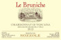 Tenuta di Nozzole Le Bruniche Chardonnay 2012 Front Label