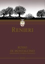 Renieri Rosso di Montalcino 2012 Front Label