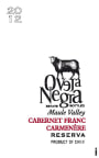 Oveja Negra Reserva Cabernet Franc Carmenere 2012 Front Label