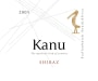 Kanu Shiraz 2005 Front Label