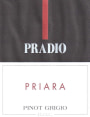 Pradio Priara Pinot Grigio 2015 Front Label
