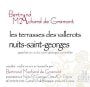 Bertrand Machard de Gramont Nuits-Saint-Georges Les Terrasses des Vallerots 2013 Front Label