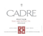 Cadre The Architects Pinot Noir 2013 Front Label