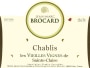 Brocard Chablis Sainte Claire Vieilles Vignes 2010 Front Label