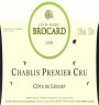 Brocard Chablis Cote de Lechet Premier Cru 2008 Front Label
