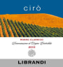 Librandi Ciro Rosso Classico Gaglioppo 2010 Front Label