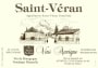 Domaine Auvigue Saint-Veran 2010 Front Label