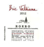 Giovanni Almondo Bric Valdiana Rosso 2012 Front Label