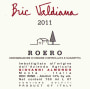 Giovanni Almondo Bric Valdiana Rosso 2011 Front Label