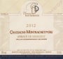 Domaine Berthelemot Chassagne-Montrachet Abbaye de Morgeot Premier Cru 2012 Front Label