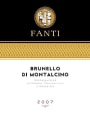 Fanti Brunello di Montalcino 2007 Front Label