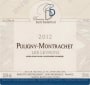 Domaine Berthelemot Puligny-Montrachet Les Levrons 2012 Front Label