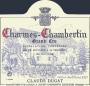 Domaine Claude Dugat Charmes Chambertin 2009 Front Label