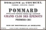 Domaine de Courcel Pommard Grand Clos des Epenots Premier Cru 2007 Front Label
