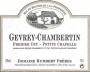 Domaine Humbert Freres Gevrey-Chambertin Petite Chapelle Premier Cru 2013 Front Label