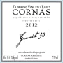 Vincent Paris Cornas Granit 30 2012 Front Label