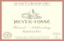 Meyer-Fonne Wineck-Schlossberg Riesling Grand Cru 2011 Front Label