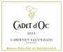 Baron Philippe de Rothschild Cadet d'Oc Cabernet Sauvignon 2013 Front Label