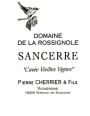 Dom. de la Rossignole Sancerre Cuvee Vieilles Vignes 2013 Front Label