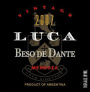 Luca Beso de Dante 2007 Front Label