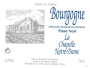 Domaine Nudant Borgogne La Chapelle Notre-Dame Pinot Noir 2011 Front Label