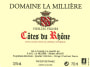 Domaine La Milliere Cotes du Rhone Vieilles Vignes 2013 Front Label