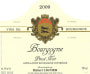 Hubert Lignier Bourgogne Rouge 2009 Front Label