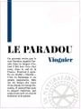 Chateau Pesquie Le Paradou Viognier 2014 Front Label