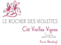 Le Rocher des Violettes Touraine Cot Vieilles Vignes Rouge 2014 Front Label
