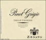 Zenato Pinot Grigio 2000 Front Label
